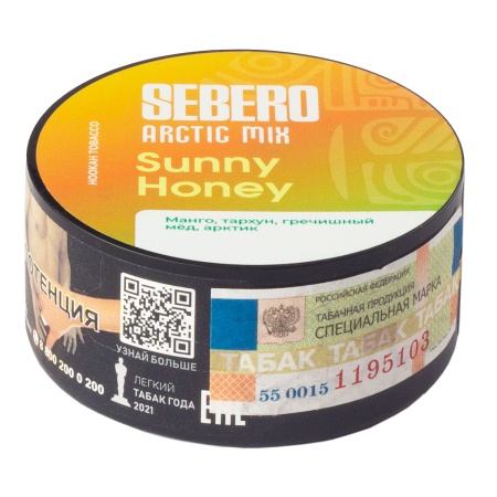 Табак - Sebero - 25гр - Arctic Mix - Sunny Honey (Манго, Тархун, Гречишный мед, Арктик) product image