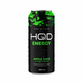 Энергетик - HQD - 450мл - Apple juice (яблочный сок) (м) product image