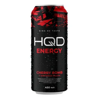 Энергетик - HQD - 450мл - Cherry bomb (вишневыйвзрыв) (м) product image