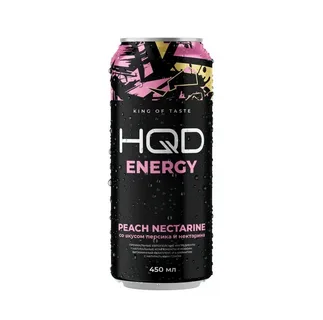 Энергетик - HQD - 450мл - Peach nectarine (персик нектарин) (м) product image
